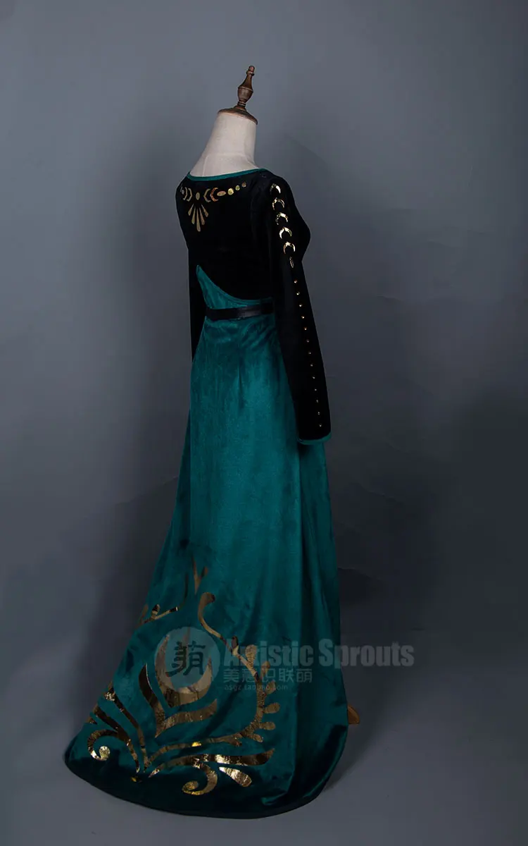 Костюм для костюмированной вечеринки Холодное сердце 2 Королева Анна платье