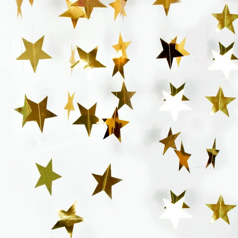 

350PCS/bag Child Gilding Reward Flash Sticker Teacher Praise Label Award Five-pointed Star Gold Sticker Self-adhesive Sticker
