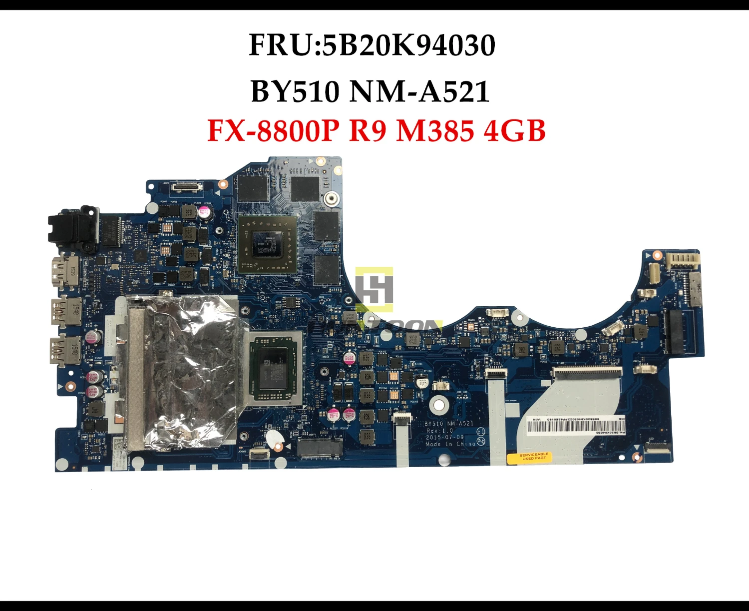 Высококачественная материнская плата FRU 5B20K94030 для Lenovo ноутбука BY510 AMD FX8800P R8 M435DX DDR3