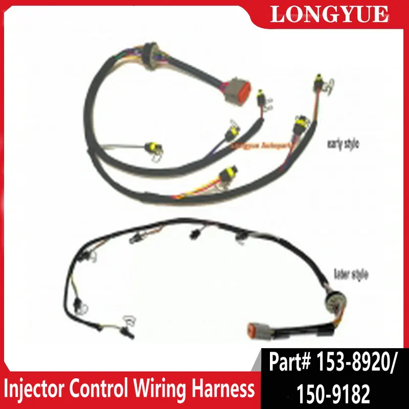 

3126b 3126e 3126 Injector Control Wiring Harness Part# 153-8920/150-9182 for Caterpillar