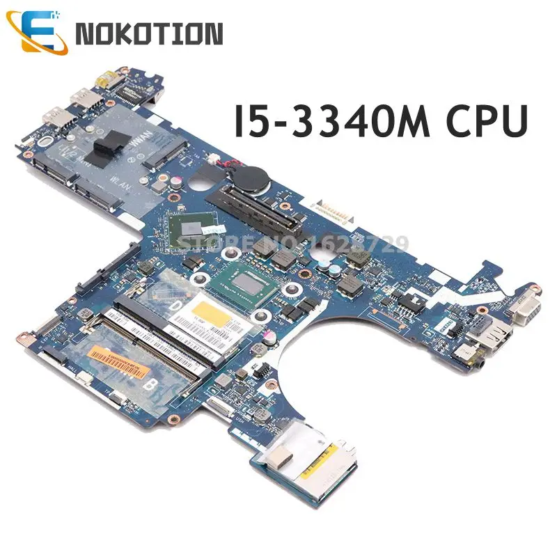 NOKOTION CN 0KH82H KH82H QAM00 LA 7731P для Dell Latitude E6230 материнская плата ноутбука I5 3340M ЦП DDR3 полный