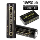 Аккумуляторная батарея LiitoKala Lii-35A, литий-ионный аккумулятор 100%, 18650 мАч, 3500 в, 10 А, для фонарика, 3,7 оригинал