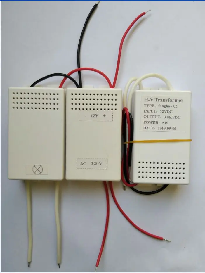 

Customized mosquito killer electronic high voltage package DC12V output 3.0KV + 12V / 2A switch power supply set
