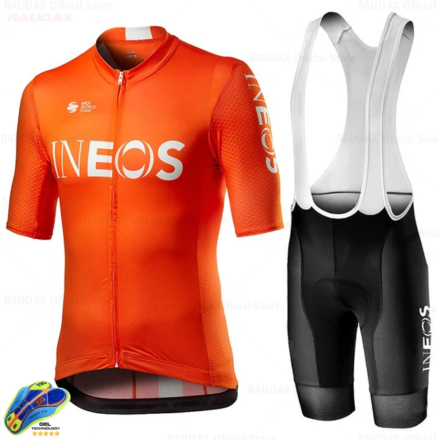 Комплект велосипедной одежды Ineos 2021 мужской, дышащая майка, одежда для горного велосипеда, одежда для велоспорта, на лето