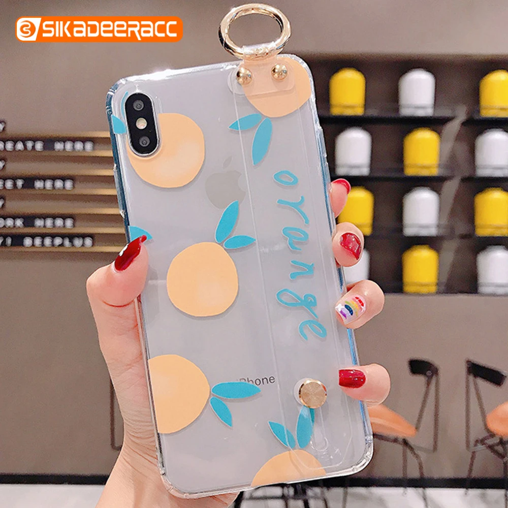 Прозрачный мягкий модный чехол-подставка для телефона iPhone 6 6s 7 8 Plus X XS Max XR Простой