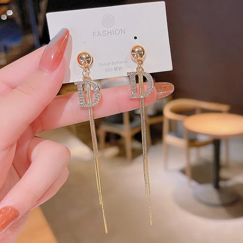 Женские серьги с длинной кисточкой серебро 2022 пробы | Украшения и аксессуары