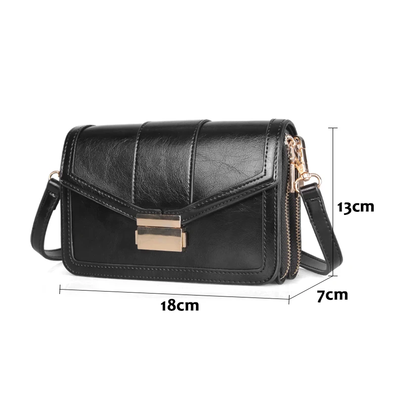 Женская многофункциональная сумка через плечо вместительная из искусственной