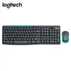 Logitech оригинальный MK275 2,4 ГГц USB Беспроводная клавиатура мышь комбо набор для дома офиса Настольный Ноутбук Оптический Эргономичный
