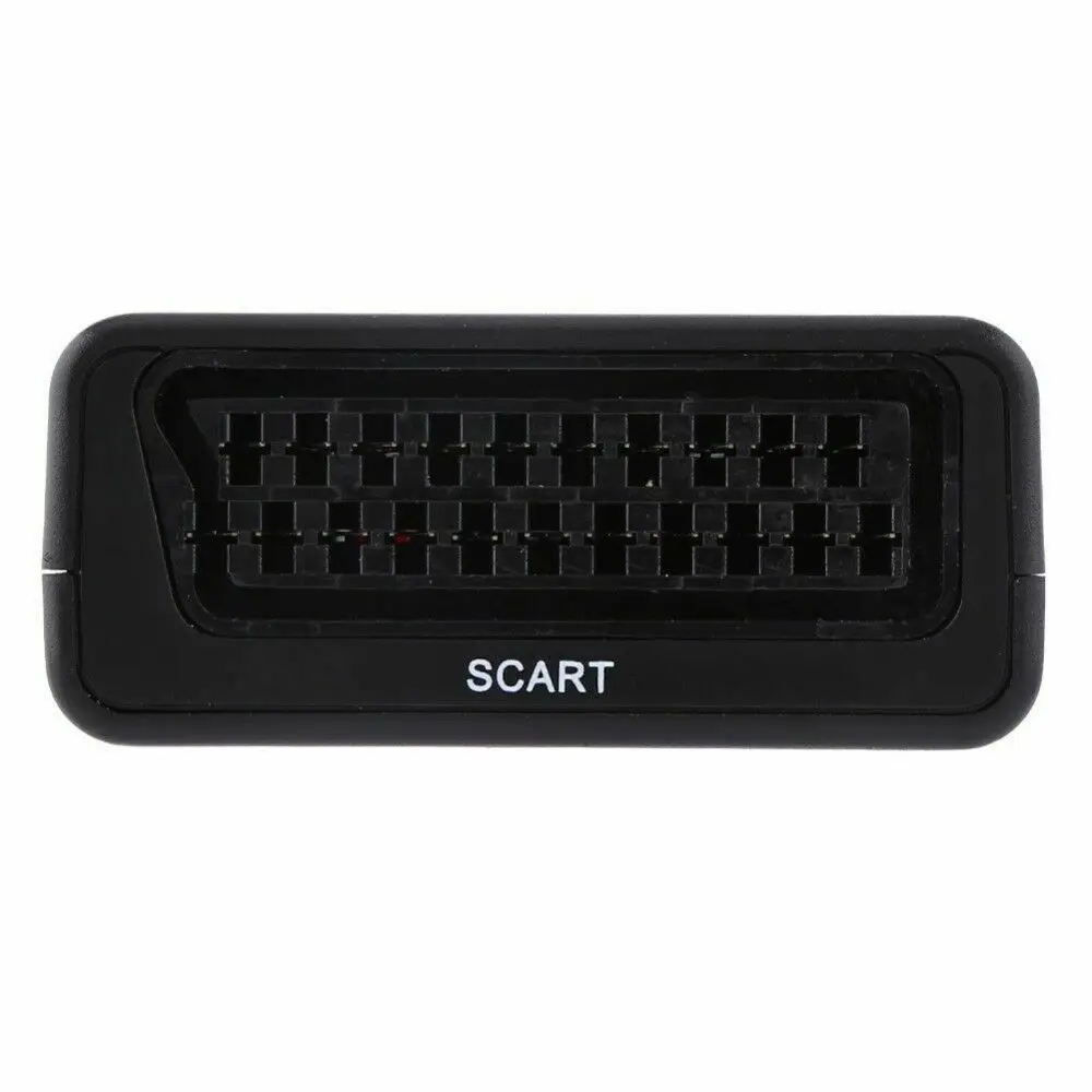Из scart в HDMI конвертер 1080P Аудио Видео высококлассные конвертер адаптер для HD ТВ DVD для Sky Box СТБ Plug and Play с блоком питания постоянного тока для кабеля