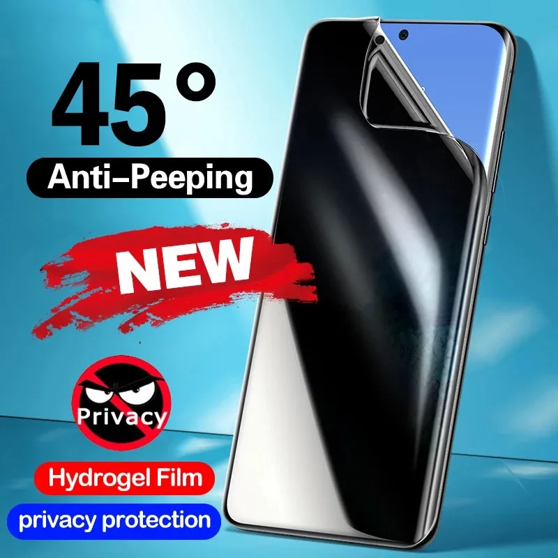 

Антишпионская Гидрогелевая пленка для Samsung Galaxy S21 S20 S10 Note10 9 8 Plus Note20 Ultra S9 S8 Plus S20FE, защитные пленки для защиты экрана
