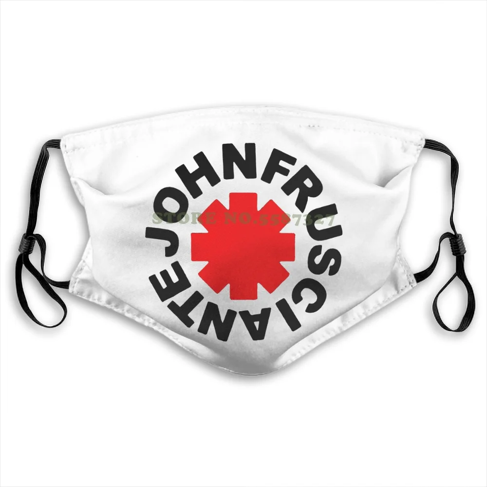 

John Frusciante Circle The Rock Rhcp Color White For Men Women Face Masks