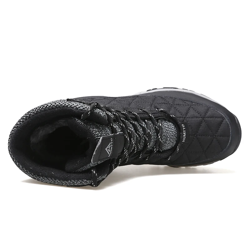 HUMTTO Hiking Shoes Outdoor Trekking Boots New Leather Winter Sneakers for Women Sport Climbing Walking Hunting Snow Boots Woman