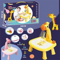kids leaning machine toy projector drawing table painting board desk multifunctional writing educational machine drawing toy