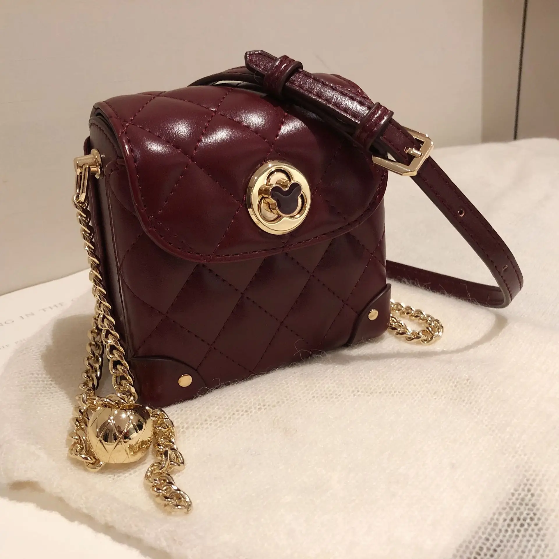 Новая женская Повседневная сумка на плечо с цепочкой дизайнерская модная через