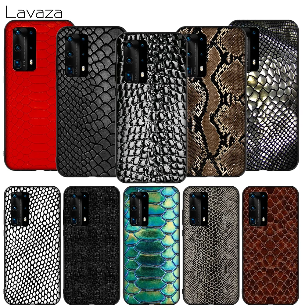 Чехол Lavaza из змеиной кожи для Huawei P8 P9 P10 P20 P30 Y6 Y7 Y9 Lite Pro P Smart Nova 2i 3i Mini 2017 2018 |