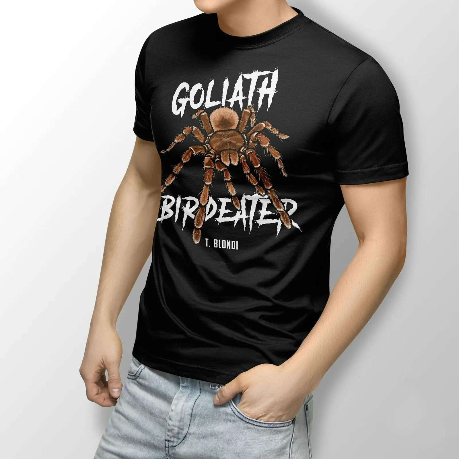 

Goliath Birdeater Tarantula Funny Insect Spider Mens T-Shirt. Summer Cotton Short Sleeve O-Neck Unisex T Shirt New S-3XL