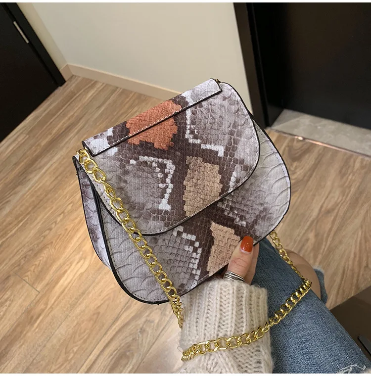 2019 новый корпус с рисунком ящерицы маленькая квадратная сумка цепочкой socialite wind