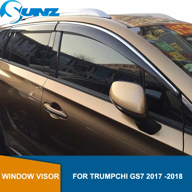 Дефлектор бокового окна для TRUMPCHI GS7 2017 2018 2019 Защитная крышка солнцезащитный