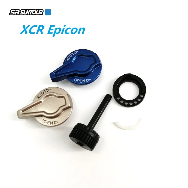 Suntour вилка Epicon XCR регулировка скорости Блокировка рычага Регулировка крышки