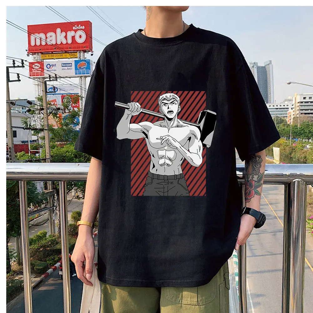 

2021 Popular Couple Tees Great Teacher Onizuka Gto Printed Fashion Couple T-shirts Summer Unique Oversized Tops Unisex Retro Tee