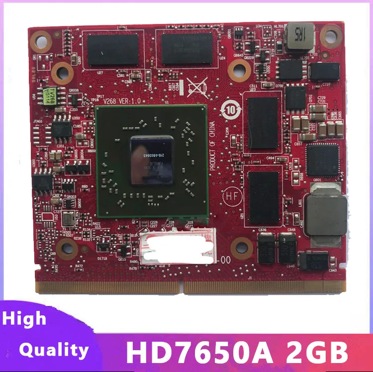 HD7650A 215 0803043 видеокарта для HP HD 7650A MXM 2 ГБ DDR3 GFX Мобильная 671864 002|Платы расширения| |