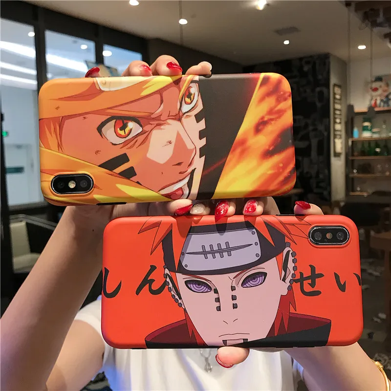 Японский аниме Наруто Чехол для iPhone 8 7 6 6s Plus X XS Чехлы max xr Силиконовый ТПУ чехол 11