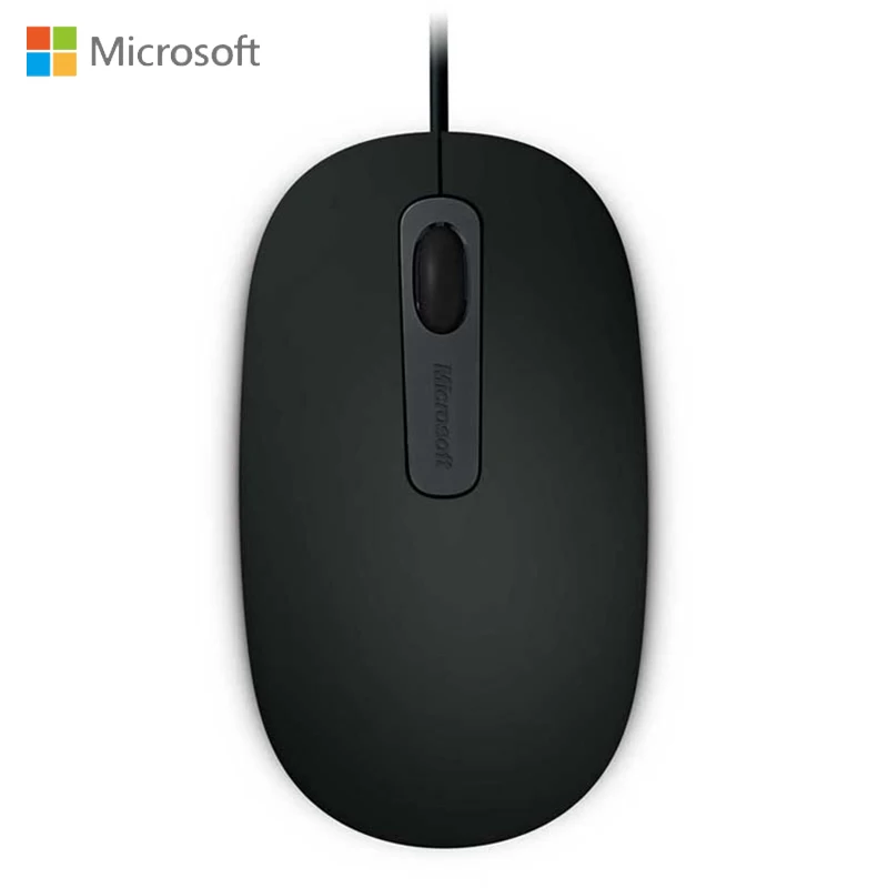 Оригинальная оптическая 100 проводная мышь Microsoft USB 2 0 модная офисная умная 1000DPI для