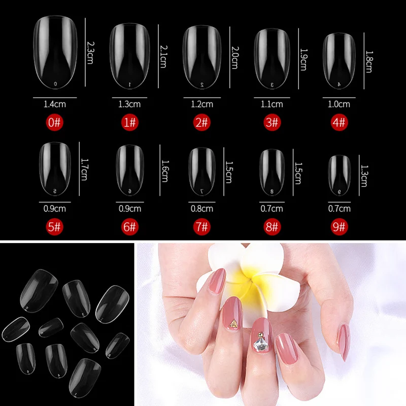 2019 Hot Sale 500pcs/bag Fake Nails Half-stick Piece Square Shaped New Fashion Women Girl Comfort Durable Fit J3 | Красота и здоровье