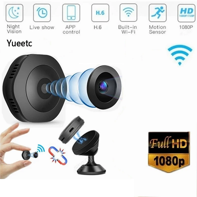 Wifi мини камера HD 1080P микро видео инфракрасного ночного видения сеть умный
