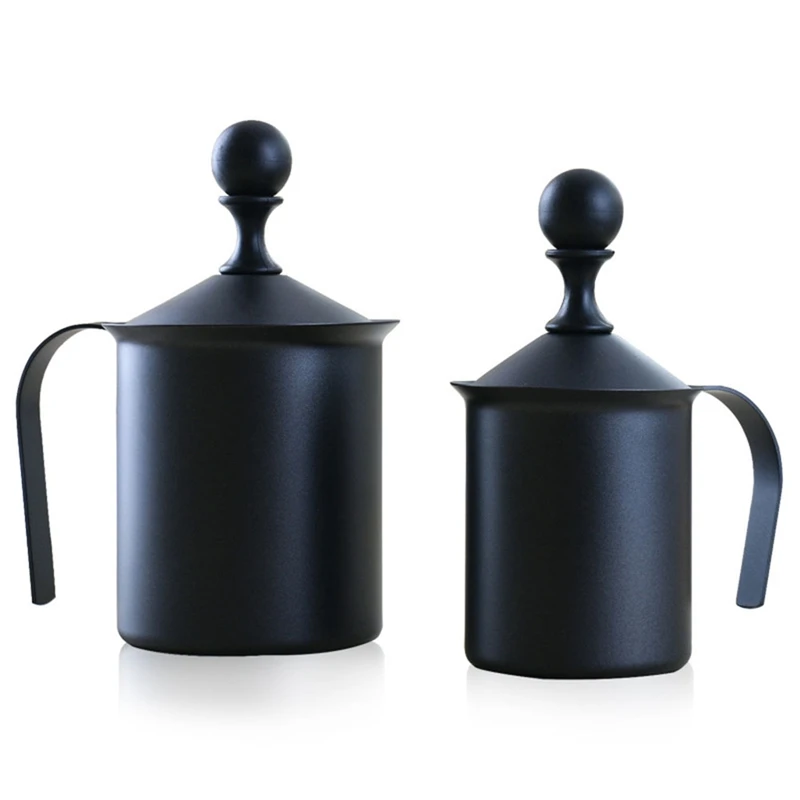 

Manual Milk Frother Stainless Steel Cappuccino Milk Creamer Milk Foam Mesh Coffee Foamer Creamer Kitchen Appliance