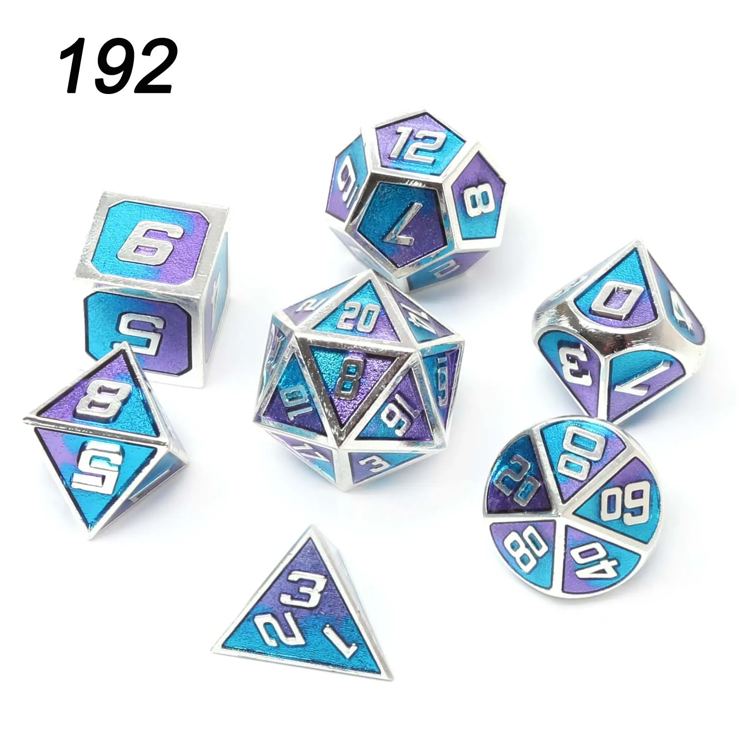Chengshuo игральные кости DND Металл РГП набор многогранных подземелья и дракон черный настольные игры цинковый сплав зеленый цифровой d& d кубики шаблон d6