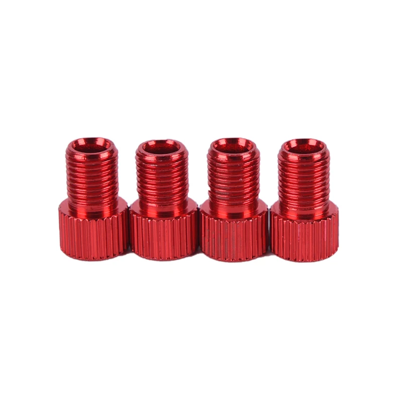 4Pcs/lot Aluminum Alloy Tire Valve Adapter Presta To Schrader Tube Bicycle Bike Pump Tool | Автомобили и мотоциклы
