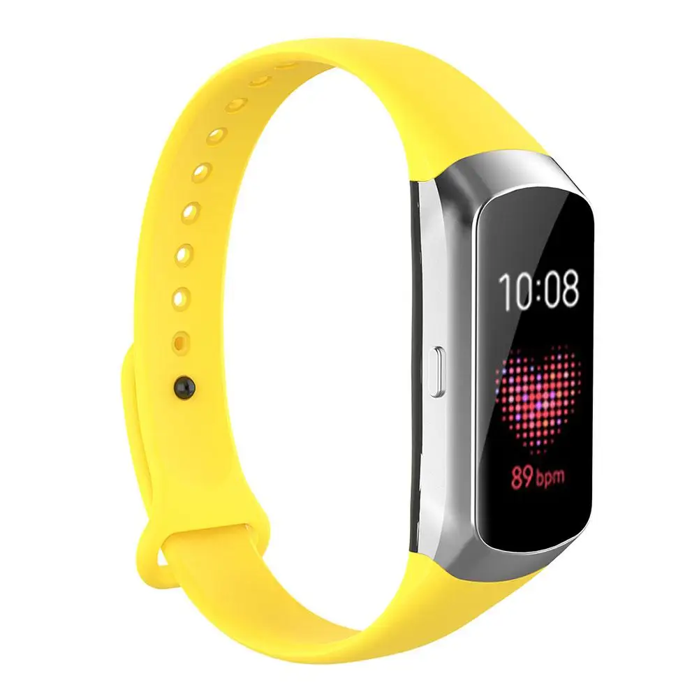Сменный ремешок для браслета для samsung Galaxy Fit SM-R370 многоцветные силиконовые ремешки для часов