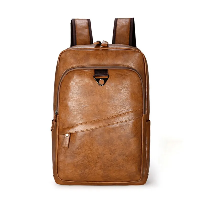 Модный мужской рюкзак из водонепроницаемой искусственной кожи дорожная сумка