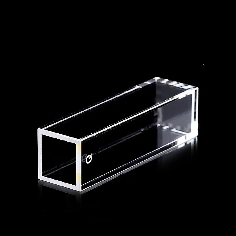 Kup Fluorescencyjna Kuweta Kwarcowa ścieżka świetlna 10 Mm Pięć Bocznych Przezroczystych Okien Wysoka Przepuszczalność światła Odporność Na Korozję 1 / PK