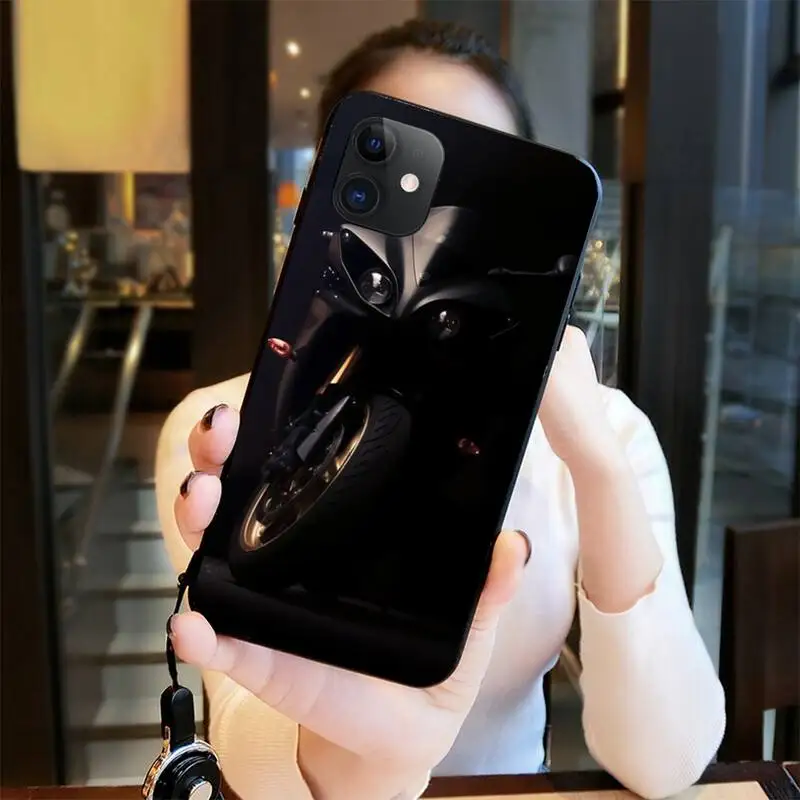 

Best Cool motorcycle Black TPU Soft Rubber Phone Cover for iPhone 11 pro XS MAX 8 7 6 6S Plus X 5S SE 2020 XR case