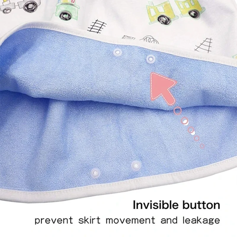 

Comfy Childrens Diaper Skirt Shorts 2 in 1 Waterproof and Absorbent Shorts for Baby Toddler K2
