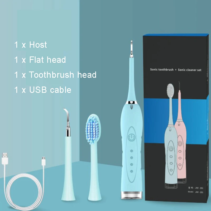 

Electric Ultrasonic Sonic Dental Scaler Tooth Calculus Remover Cleaner Tooth Stains Tartar Tool Whiten Teeth Tartar Usb Charging