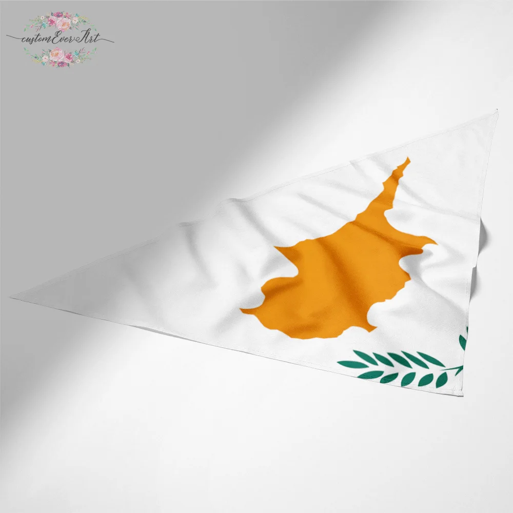 

The Cyprus flag Dog Bandana Cat Bandana Pet Bandana Pet Accessory personalized name custom pet present scarf