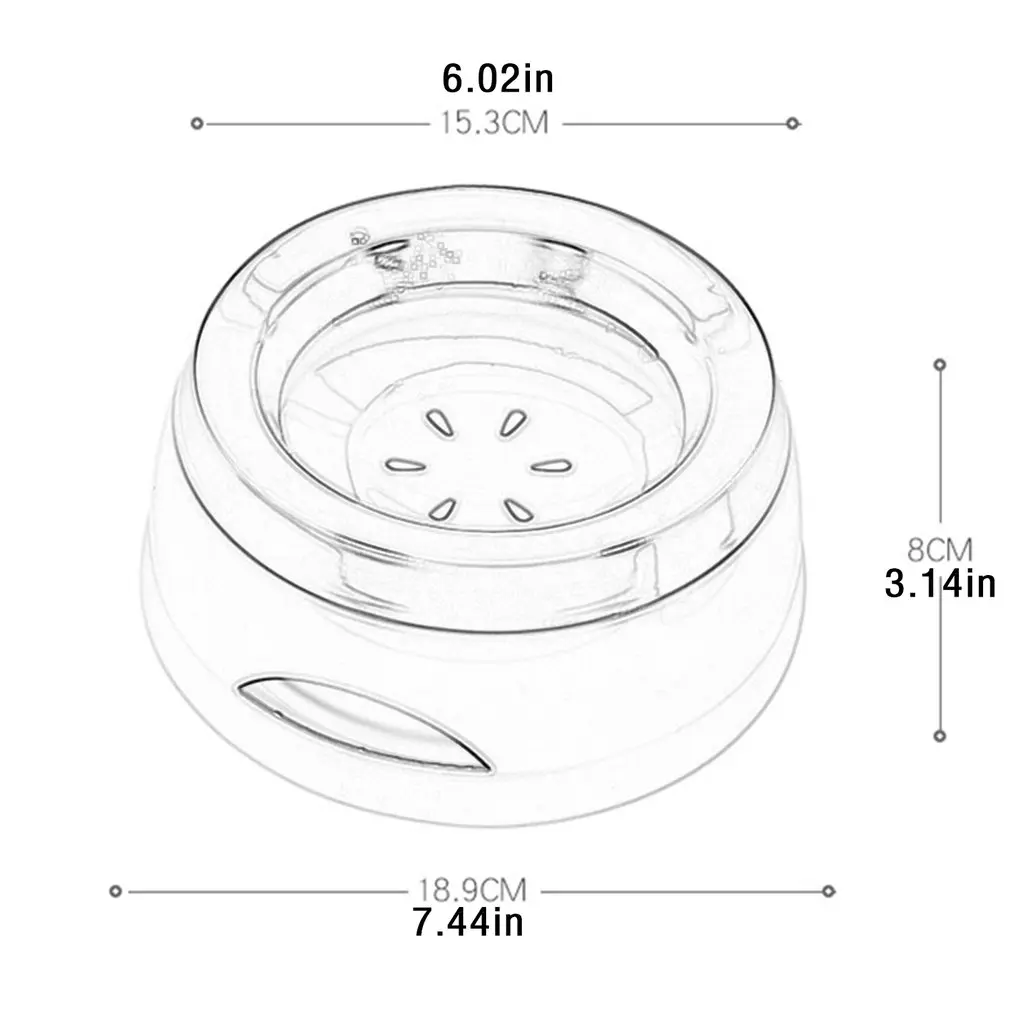 

Pet Non-wet Mouth Bowl Splash-proof Drinking Durable Plastic Portable Dog Bowl Drinking Fountain Bowl