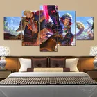 Настенная картина Garen  Wukong Битва Академия для гостиной, игровой постер LOL, Картина на холсте Лига Легенд, домашний декор