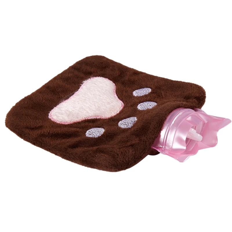 Мини бутылка для горячей воды плюшевая грелка рук зимняя сумка (офсетная печать)|Грелки| |