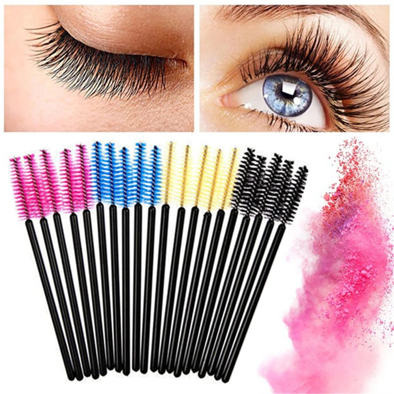 50 шт. одноразовые реснички кисти мягкая тушь для ресниц аппликатор ресницы глаз