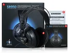 Оригинальные профессиональные наушники Samson SR950, полностью закрытые студийные наушники для диджея с бархатными амбушюрами