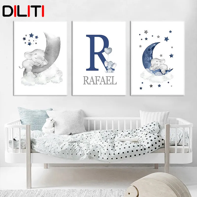 Картина на холсте для детской комнаты с изображением облаков Elephone