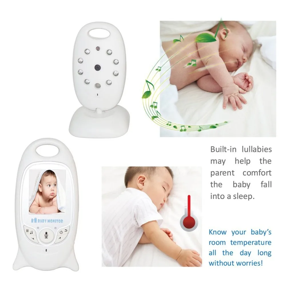 Wireless Digital Baby Monitor 2Inch Color Display Camera Night Vision Security Two Way Talk Back Temperature Monitoring VB601 |