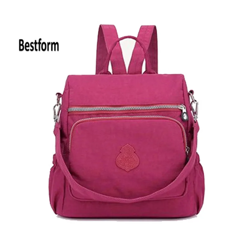 

Модный повседневный женский рюкзак 2019, многофункциональная практичная женская сумка, нейлоновый женский рюкзак, слегка водоотталкивающий