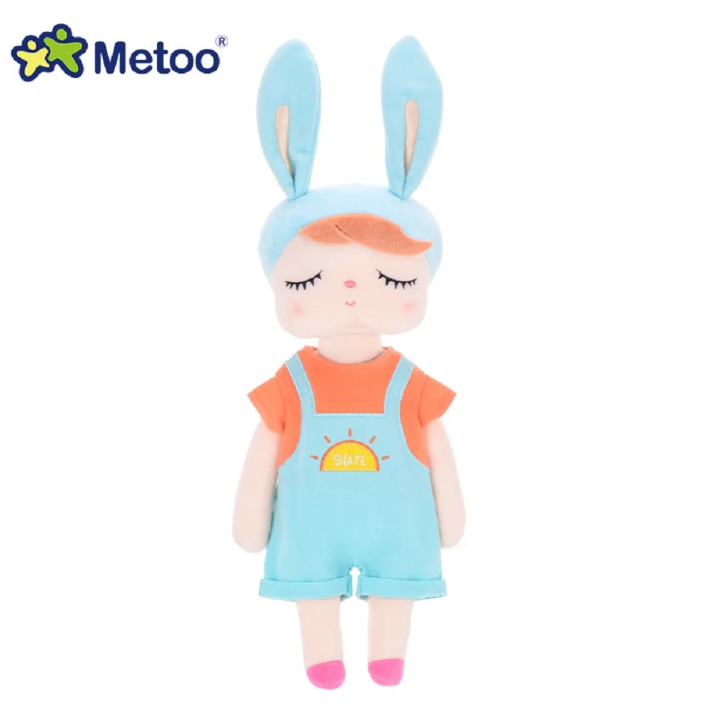 Кукла Metoo 34 см плюшевый милый набитый Brinquedos детские игрушки для девочек подарок на день рождения Рождество 13 дюймов Angela кролик девочка - Цвет: Темный хаки