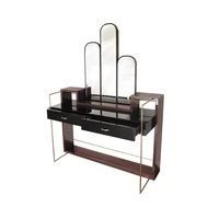 metal modern minimalist dressing table italian solid wood light luxury luxury bedroom dressing table
