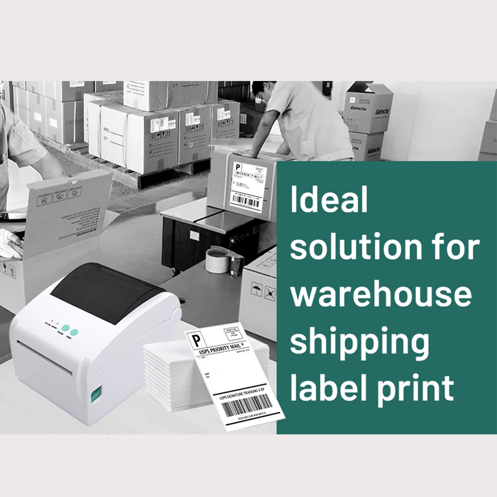 

Настольный Термопринтер для этикеток с Bluetooth